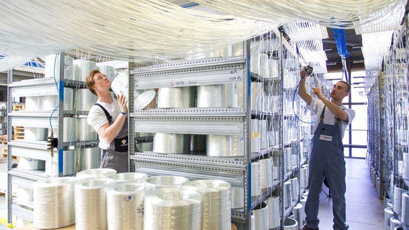 Ein Blick in die SAERTEX-Produktion